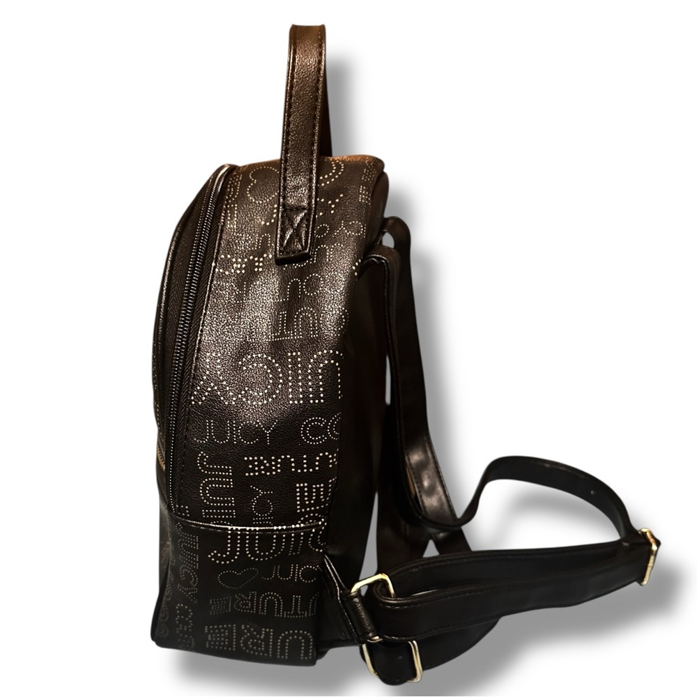 Juicy Couture Black Mini Logo Backpack - Picture 4 of 11